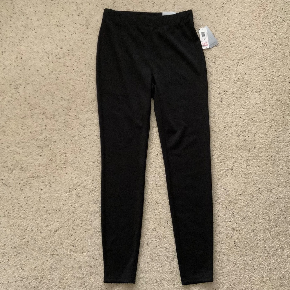 attention slim fabulous Leggings, Womens Small, Black, NWT